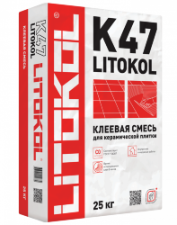 Клей для плитки для внутренних работ LITOKOL K47 (класс С0)