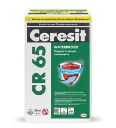 Гидроизоляция цементная Ceresit CR-65 WATERPROOF 20кг 1под/54м