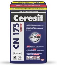 Наливной пол цементный Ceresit CN-175 25кг 1/48