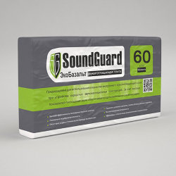 Плита звукопоглащающая ЭкоПлита SoundGuard EcoBasalt "60"