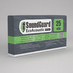 Плита звукопоглащающая ЭкоПлита SoundGuard EcoAcoustic Lite